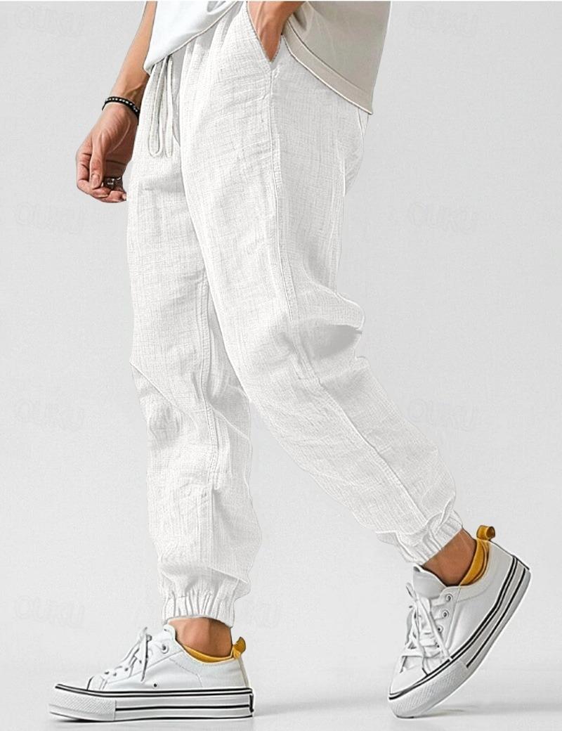 Men's Pants | Elasticated Cuff & Drawstring Waist