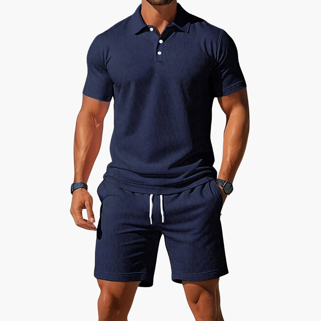 HARRINGTON OXFORD | POLO AND SHORTS SET FOR MEN 1