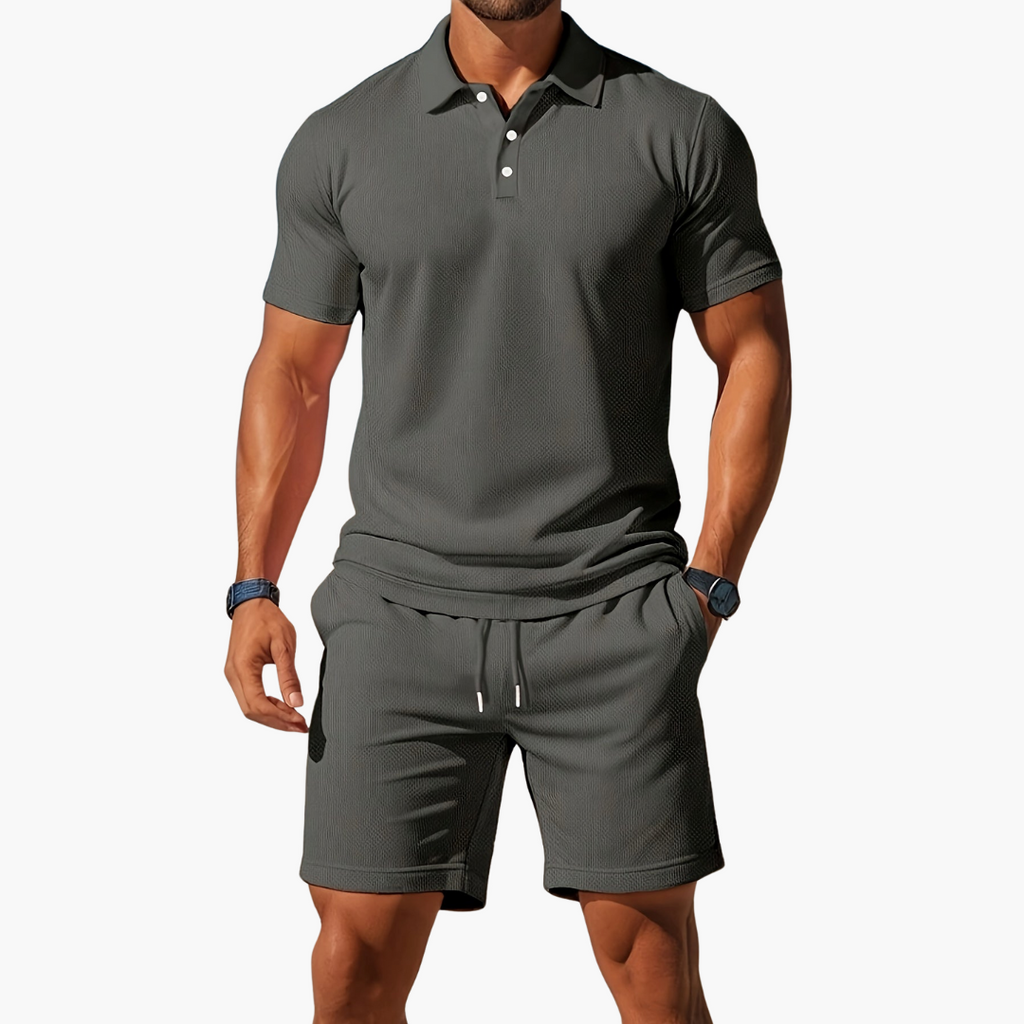 HARRINGTON OXFORD | POLO AND SHORTS SET FOR MEN 5