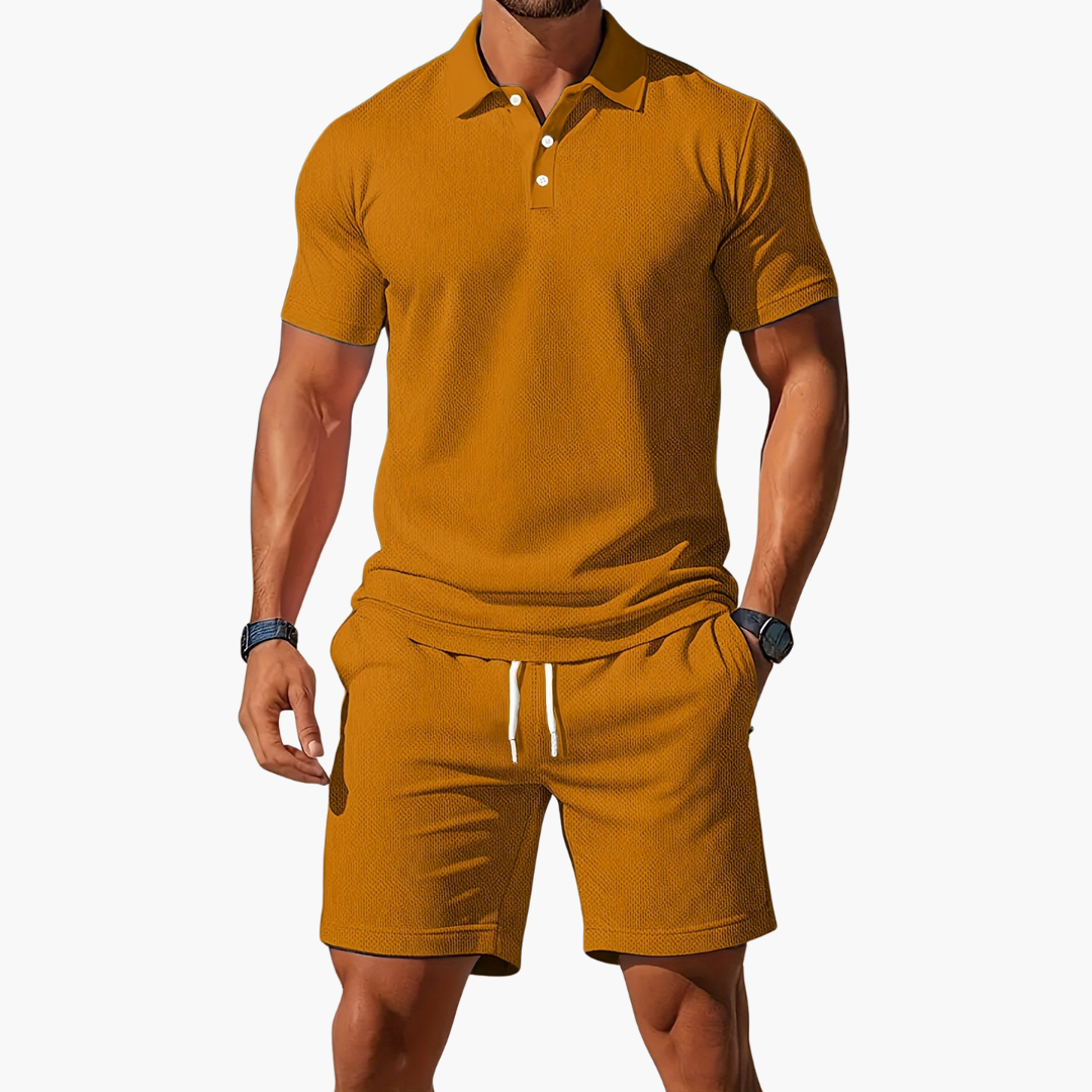 HARRINGTON OXFORD | POLO AND SHORTS SET FOR MEN 8