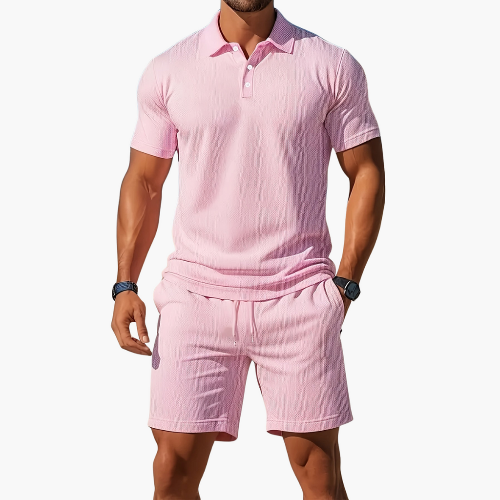 HARRINGTON OXFORD | POLO AND SHORTS SET FOR MEN 9