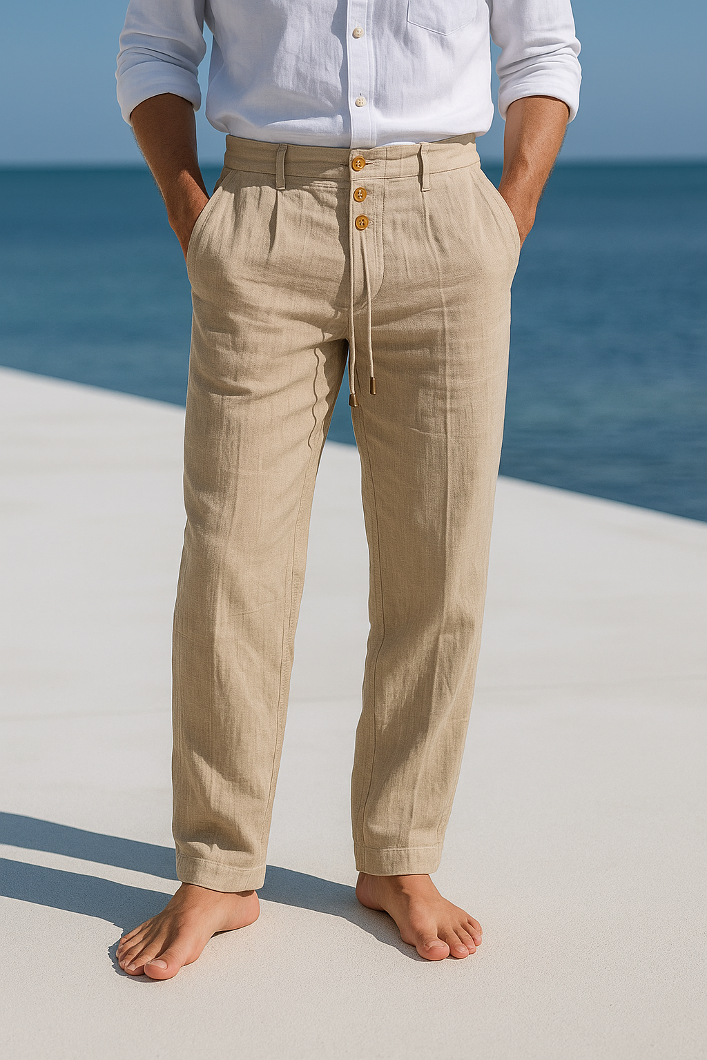HARRINGTON OXFORD | STRAIGHT-LEG TROUSERS FOR MEN 0