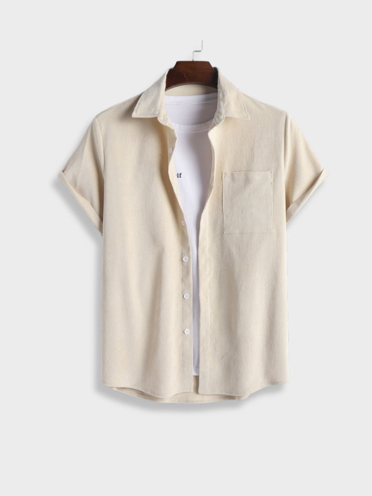 Men's Summer Set | Short Sleeve Shirt & Drawstring Shorts