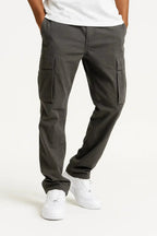 Harrington Oxford | Men's Overalls Loose Fit Tactical Pants with Elastic Waist 0