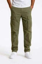 Harrington Oxford | Men's Overalls Loose Fit Tactical Pants with Elastic Waist 3