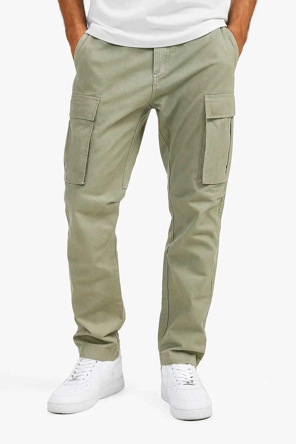 Harrington Oxford | Men's Overalls Loose Fit Tactical Pants with Elastic Waist 5