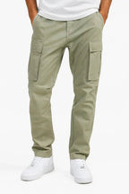 Harrington Oxford | Men's Overalls Loose Fit Tactical Pants with Elastic Waist 5