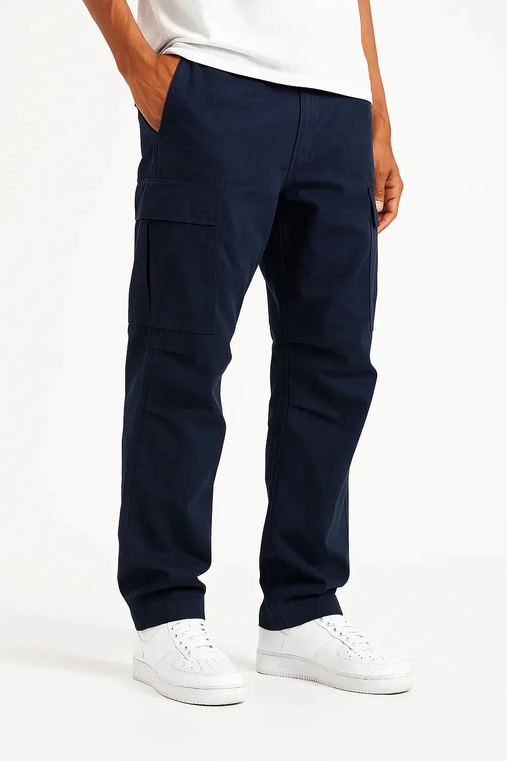 Harrington Oxford | Men's Overalls Loose Fit Tactical Pants with Elastic Waist 6