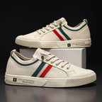 Men's Sneakers | Retro Stripe & Knit Upper