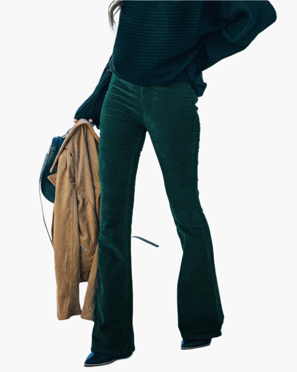 High Waist Trousers Women | Flared Leg & Timeless Retro Style
