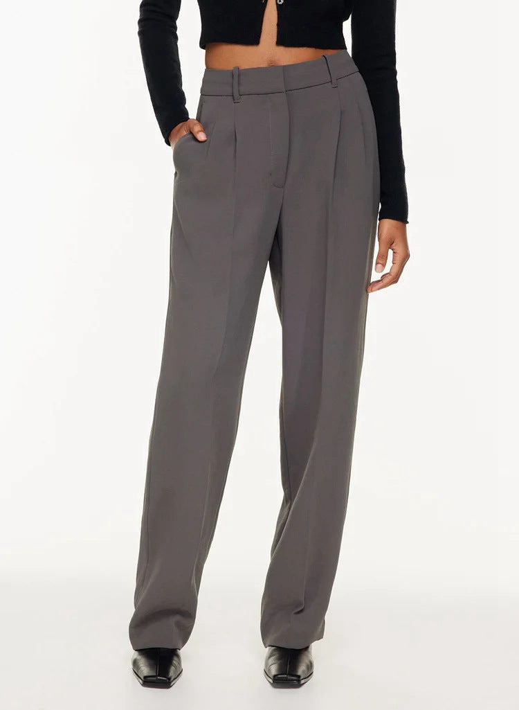 High Waisted Wide Leg Trousers Women's | Elegant & Flattering Fit