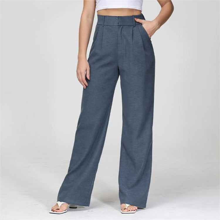 High Waisted Wide Leg Trousers Women's | Elegant & Flattering Fit