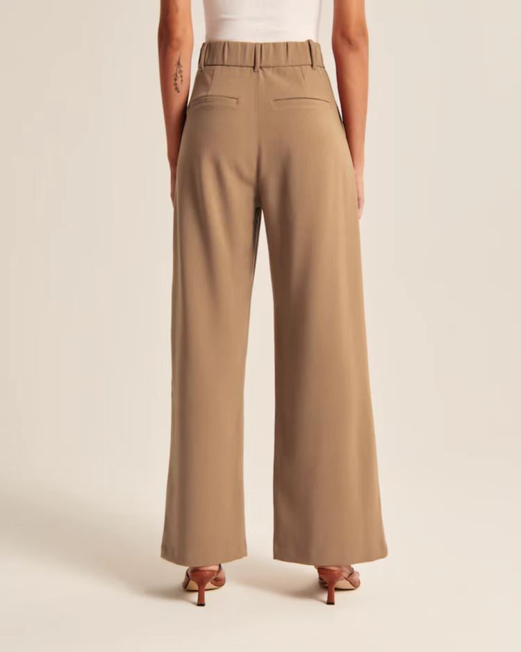 High Waisted Wide Leg Trousers Women's | Elegant & Flattering Fit
