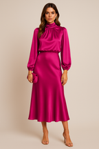 Kriz | High Waist Midi Dress 10