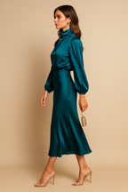Kriz | High Waist Midi Dress 11