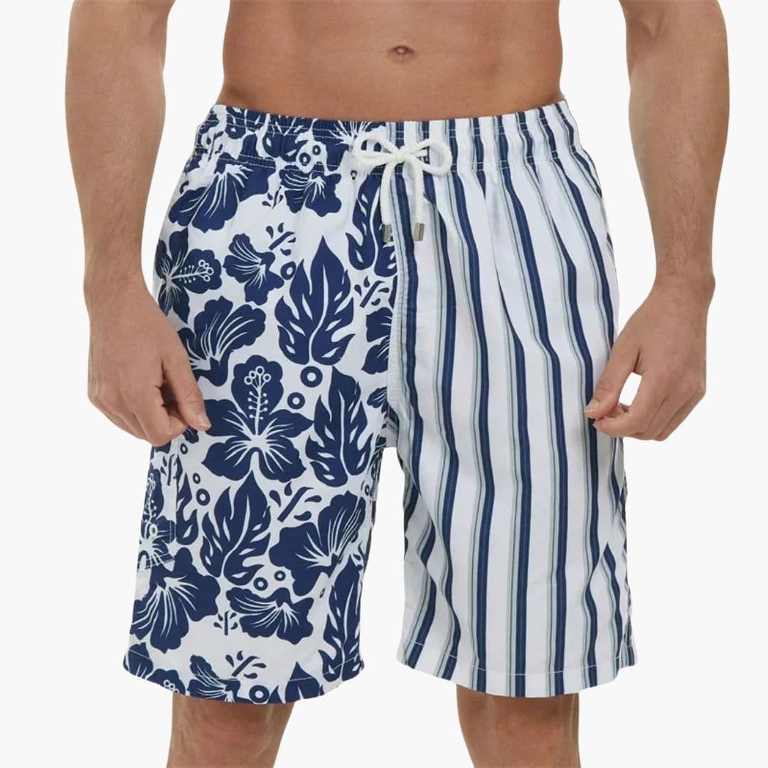 Liam | Stylish Elastic Waist Men's Swim Shorts 1