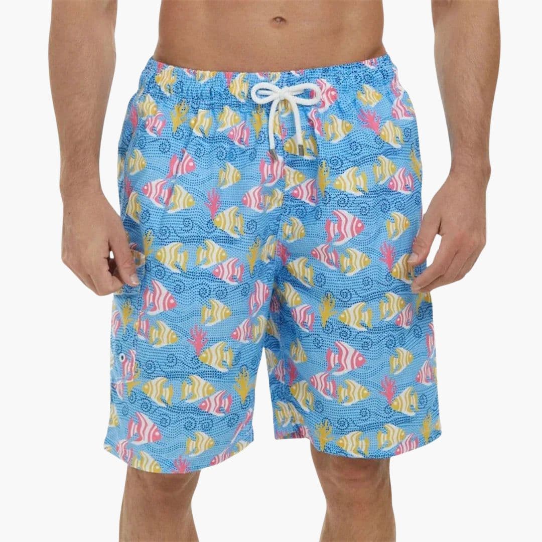 Liam | Stylish Elastic Waist Men's Swim Shorts 4