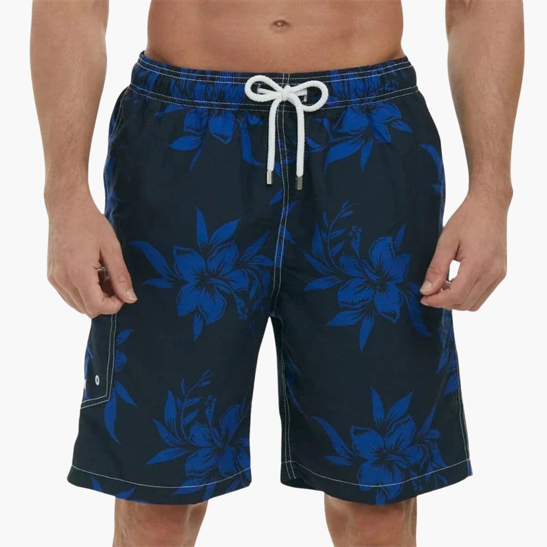Liam | Stylish Elastic Waist Men's Swim Shorts 6