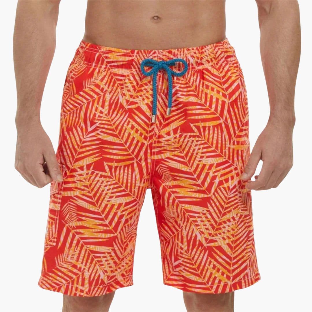 Liam | Stylish Elastic Waist Men's Swim Shorts 7