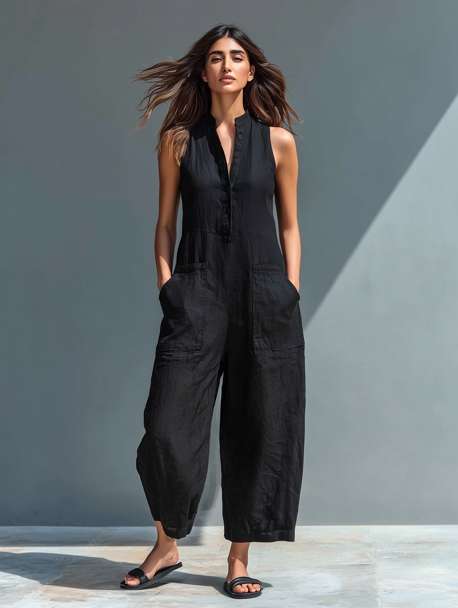 Linden | Elegant Sleeveless Jumpsuit 0