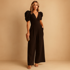 Luna Fashion House | Women's Elegant Tailored Jumpsuit – Wide Leg Formal One Piece 1