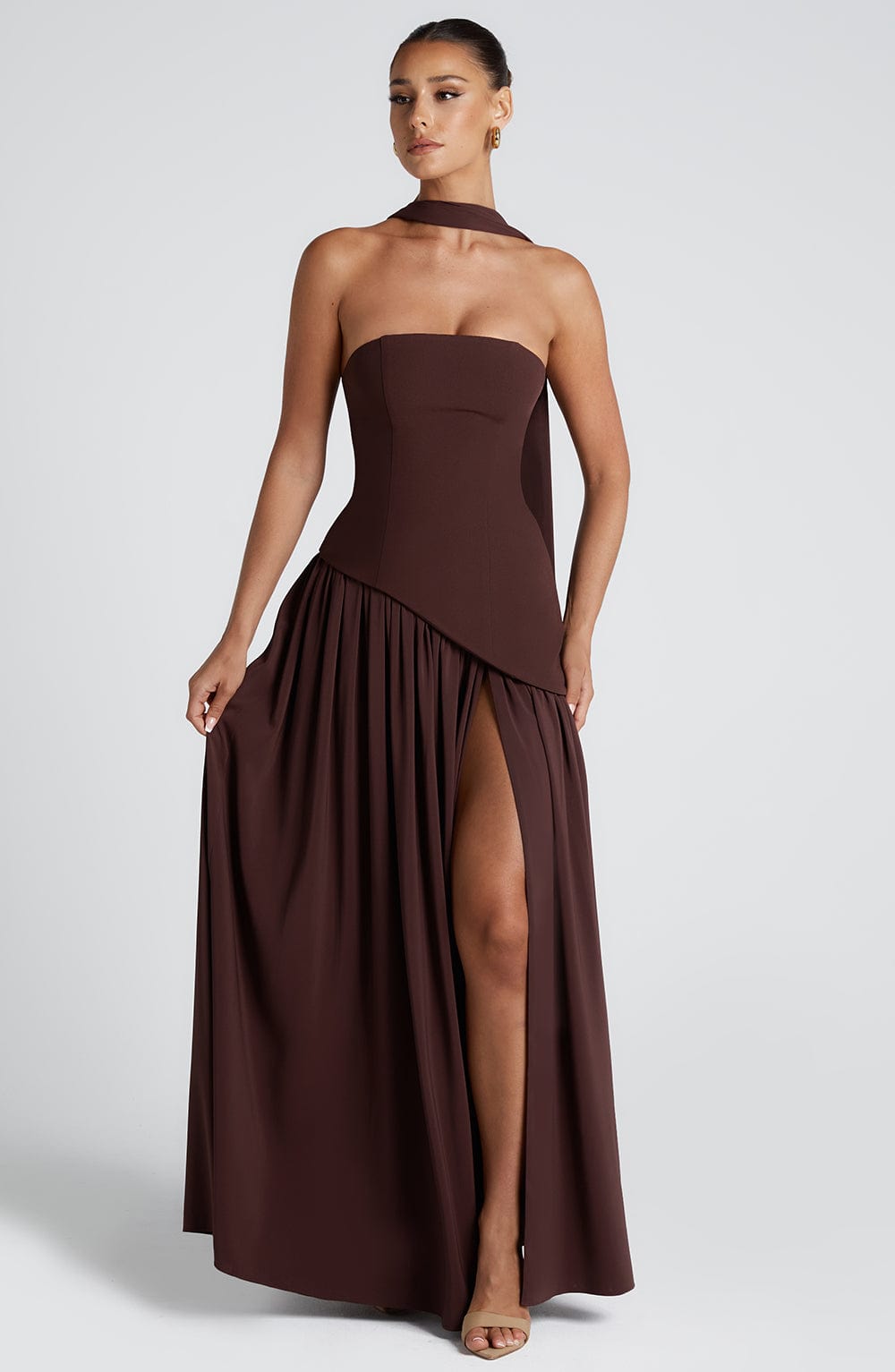 Luna Fashion House | Women’s Formal Dress Strapless Maxi Dress Women 10