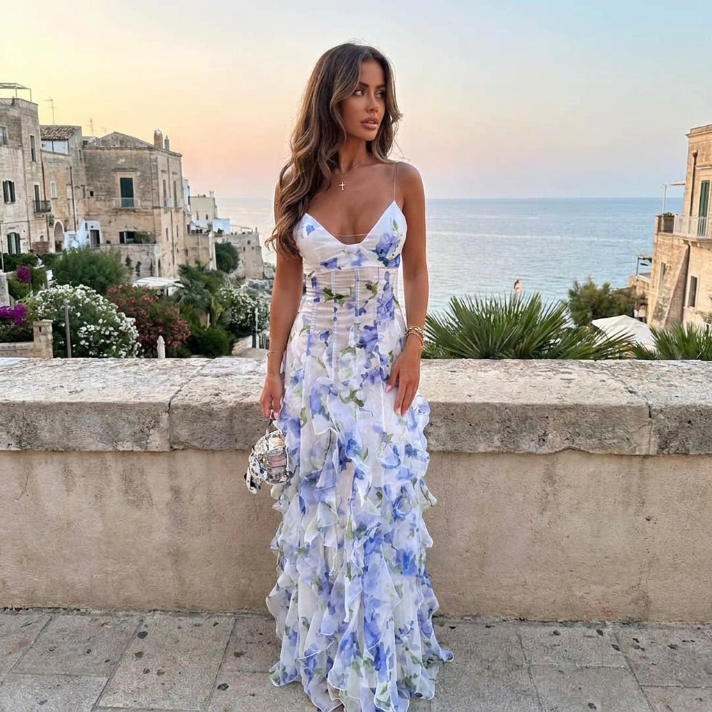 Luna Fashion House | Women’s Maxi Dress – Corset Dress for Holiday Outfits 0