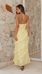 Luna Fashion House | Women’s Ruffle Maxi Dress – Elegant Summer Dress 1