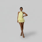 Luna Fashion House | Women's Tie Back Sleeveless Mini Dress 0