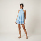 Luna Fashion House | Women's Tie Back Sleeveless Mini Dress 5
