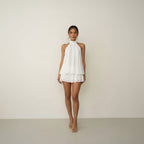 Luna Fashion House | Women's Tie Back Sleeveless Mini Dress 8
