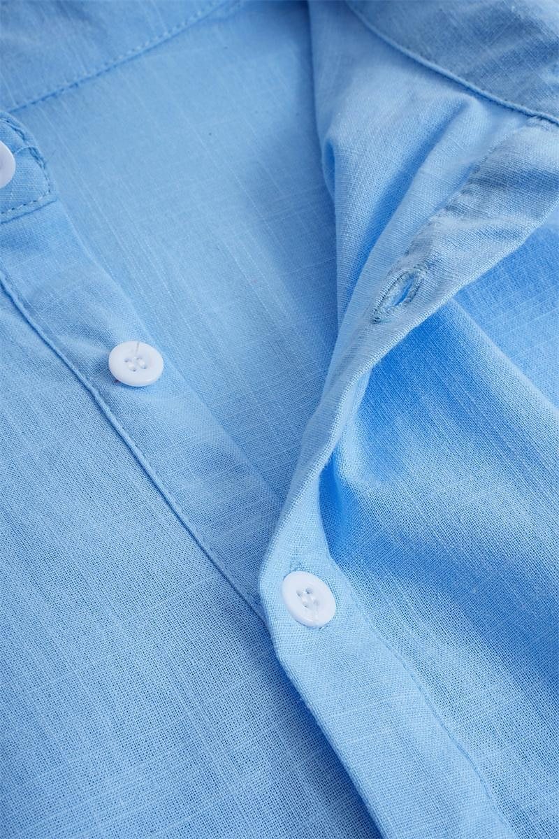 Mason | Classic Comfortable Loose Fit Long Sleeve Polo Shirt 4