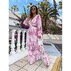 Maxi Dress Women | Cut-Out Waist & Boho Floral Occasion Style