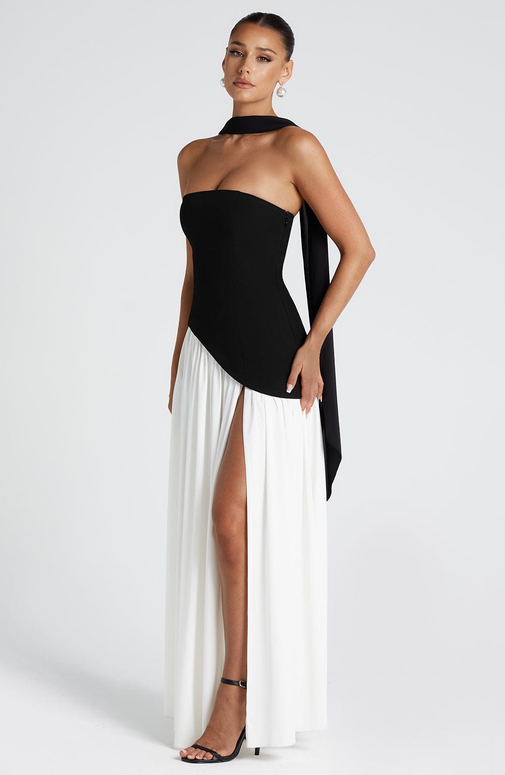 Maxi Dress Women | Strapless Draped & Glamorous Occasion Wear