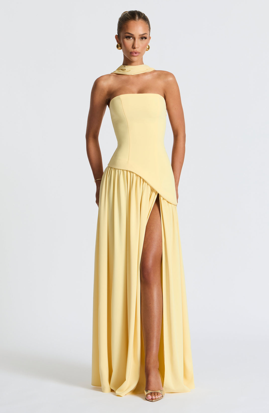 Maxi Dress Women | Strapless Draped & Glamorous Occasion Wear