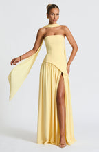 Maxi Dress Women | Strapless Draped & Glamorous Occasion Wear