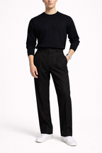 Men's High Waist Straight Leg Trousers 2