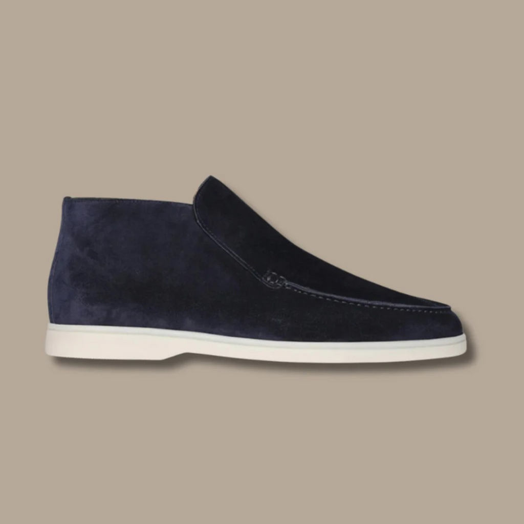 Men's Low Cut Slip On Suede Shoe 4