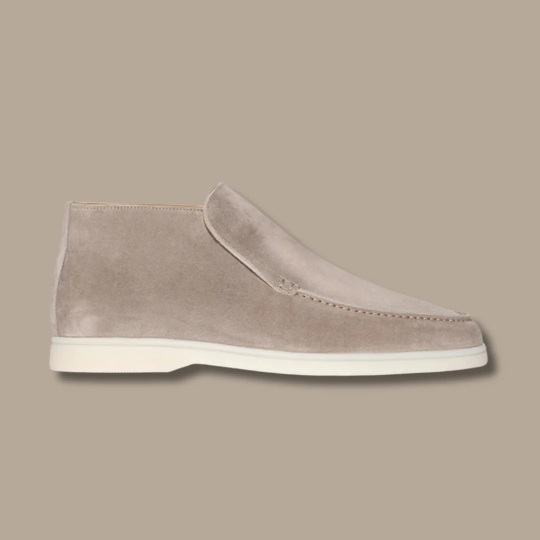 Men's Low Cut Slip On Suede Shoe 5