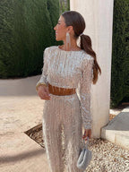 Mia | Dazzling Sequin Two Piece Set for Women