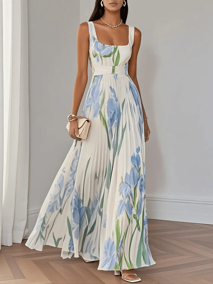 Mia | Elegant Chiffon Maxi Dress for Women
