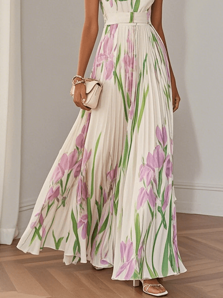 Mia | Elegant Chiffon Maxi Dress for Women