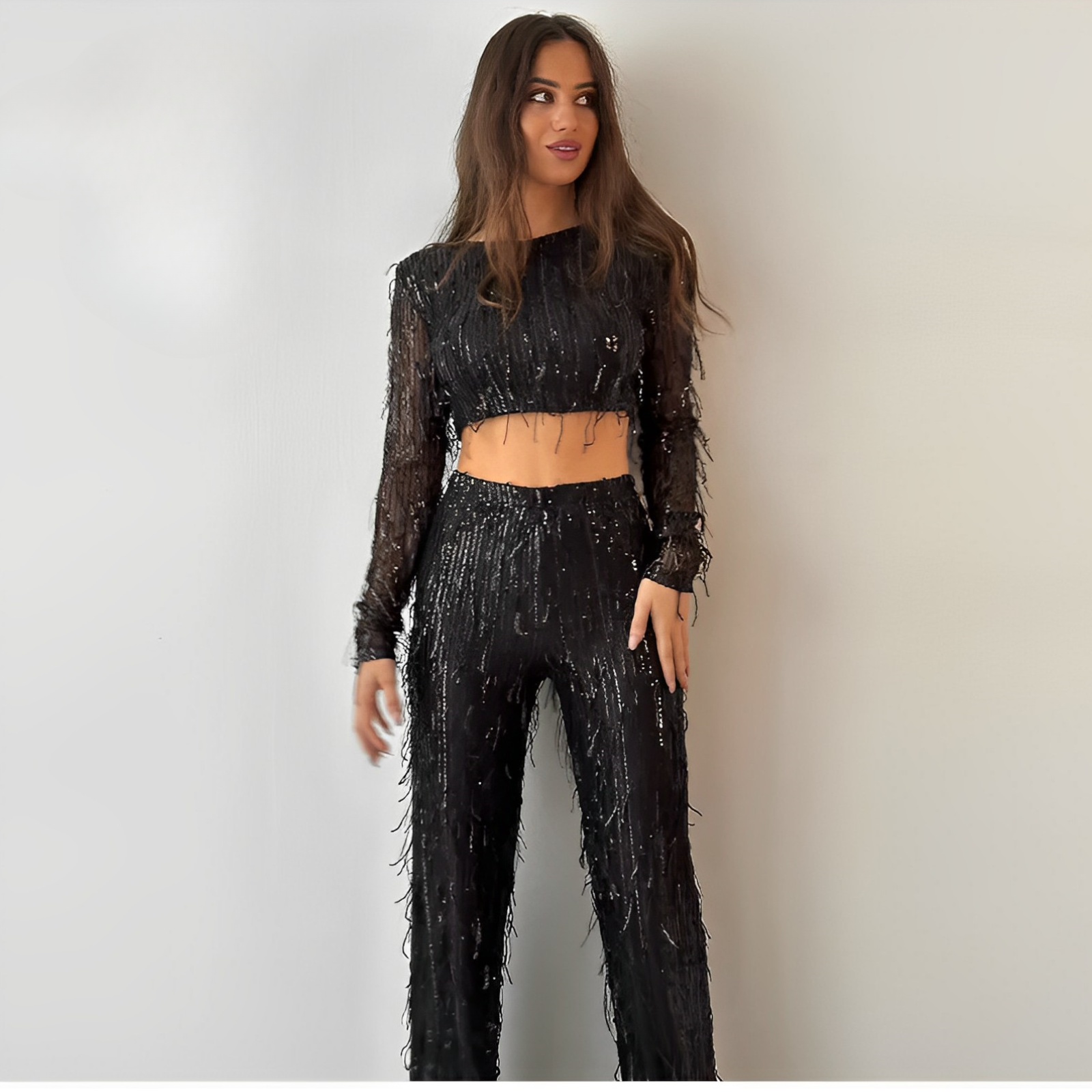 Mia | Dazzling Sequin Two Piece Set for Women 6
