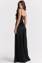Mia | Elegant Floor-Length Satin Maxi Dress for Women 7