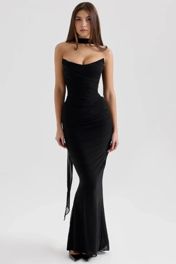 Mia | Elegant Strapless Corset Dress 1