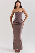 Mia | Elegant Strapless Evening Gown for Women 0