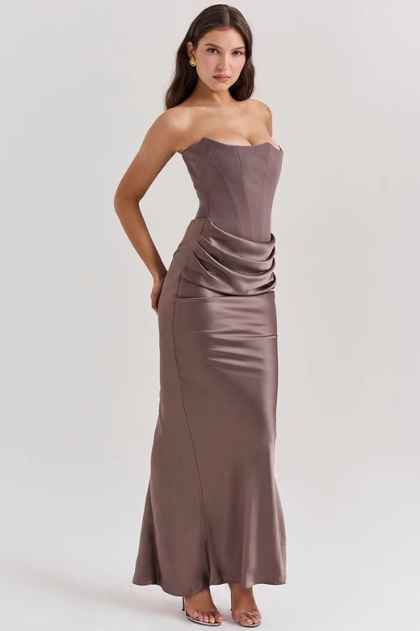 Mia | Elegant Strapless Evening Gown for Women 1
