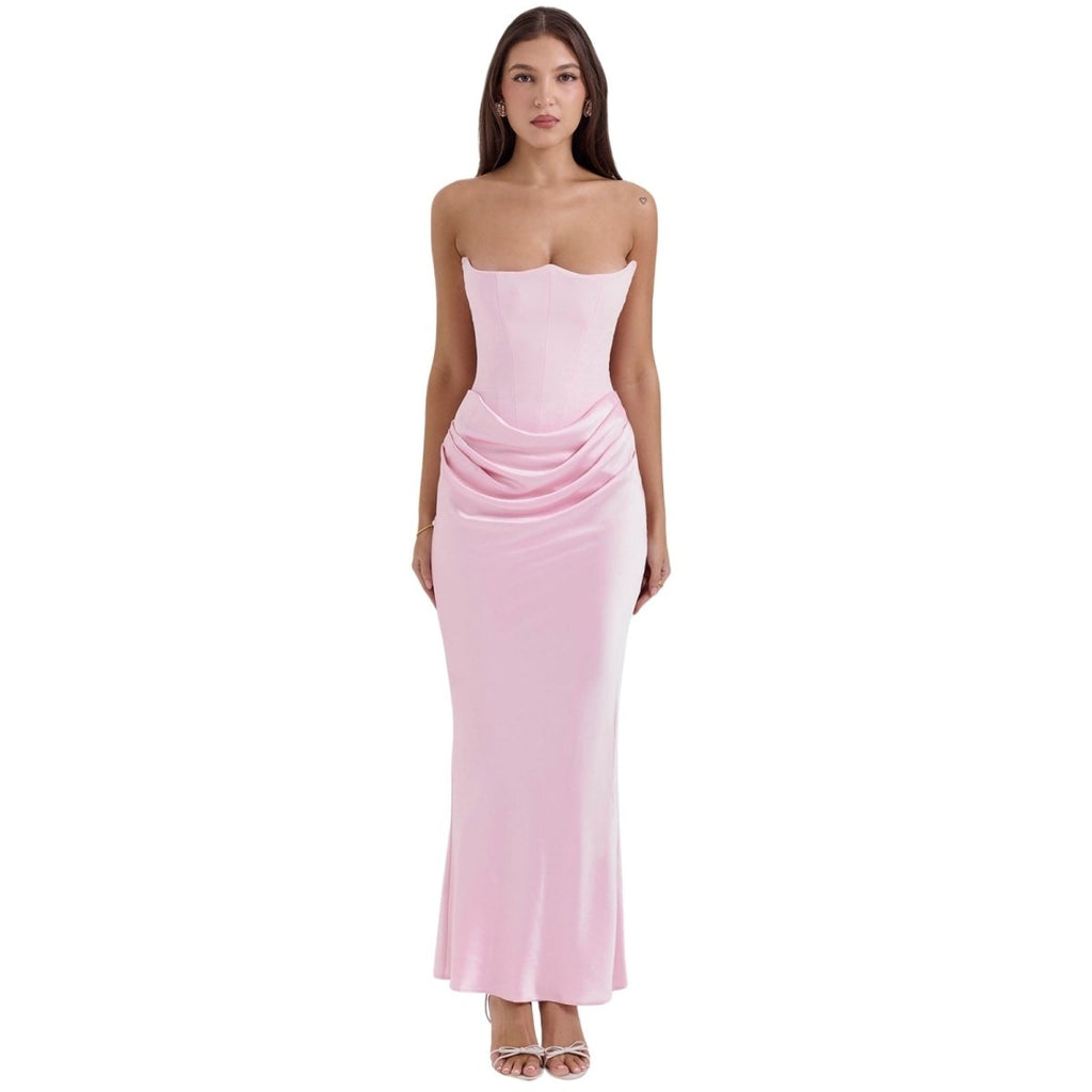 Mia | Elegant Strapless Evening Gown for Women 10