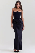 Mia | Elegant Strapless Evening Gown for Women 12