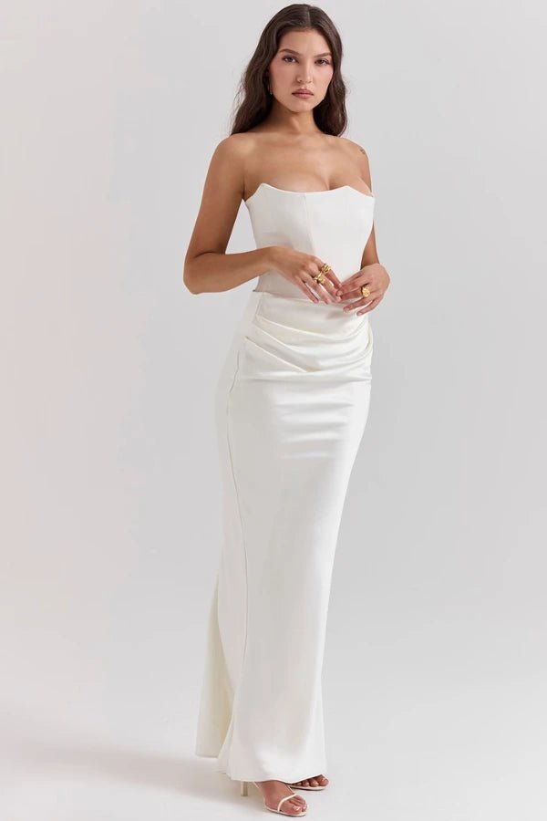 Mia | Elegant Strapless Evening Gown for Women 8